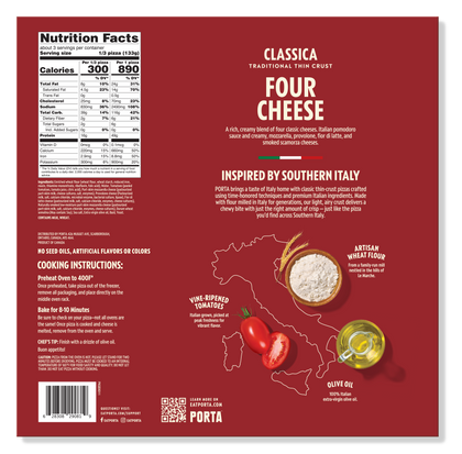Classica Four Cheese Pizza