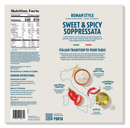 Sweet & Spicy Soppressata Pizza