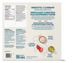 Spinach & Goats Cheese Pizza
