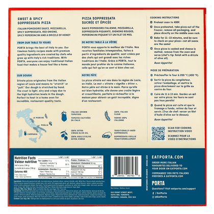 Sweet & Spicy Soppressata Pizza